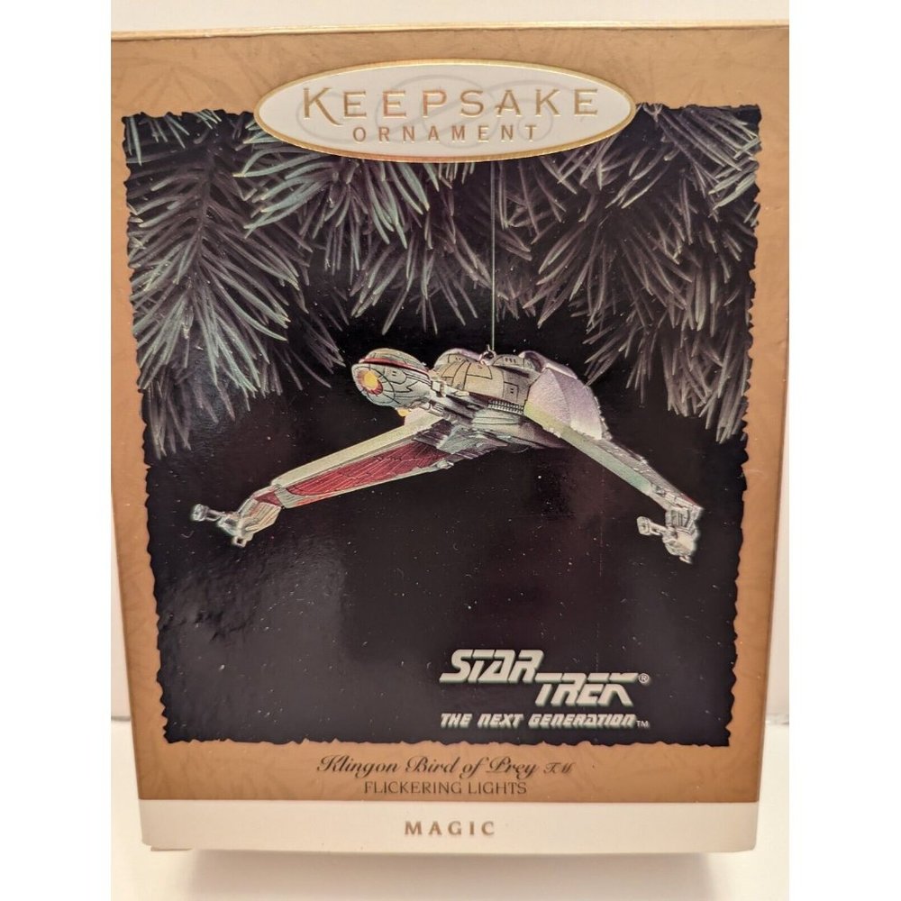 Hallmark Star Trek Klingon Bird of Prey 1994 Ornament - QLX7386